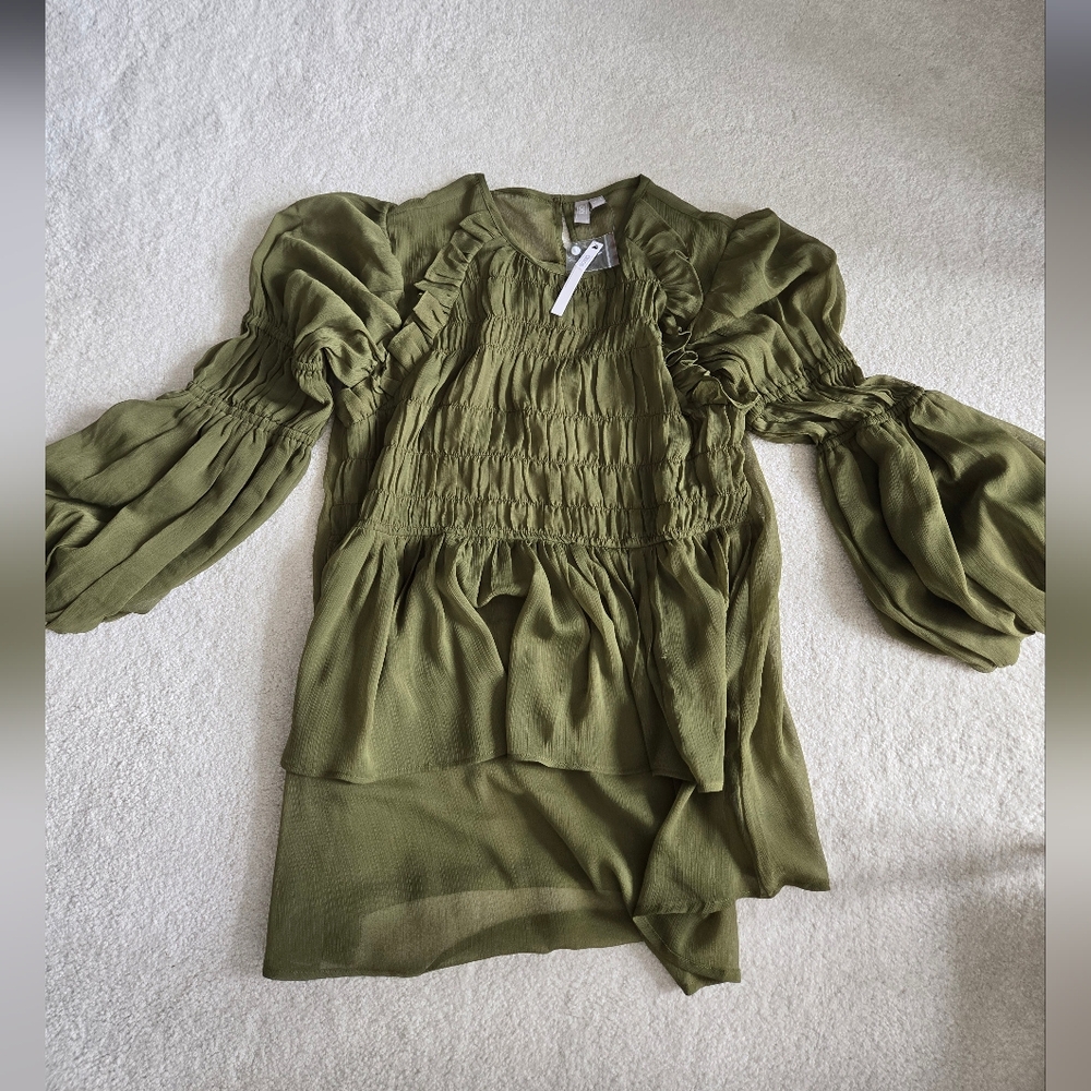 Asos Shirred Top NWT